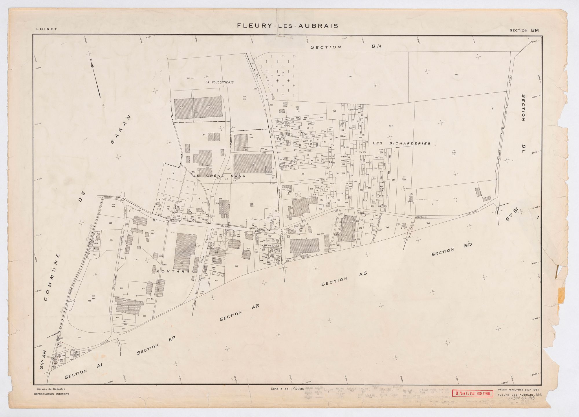 Fleury-les-Aubrais - Sections