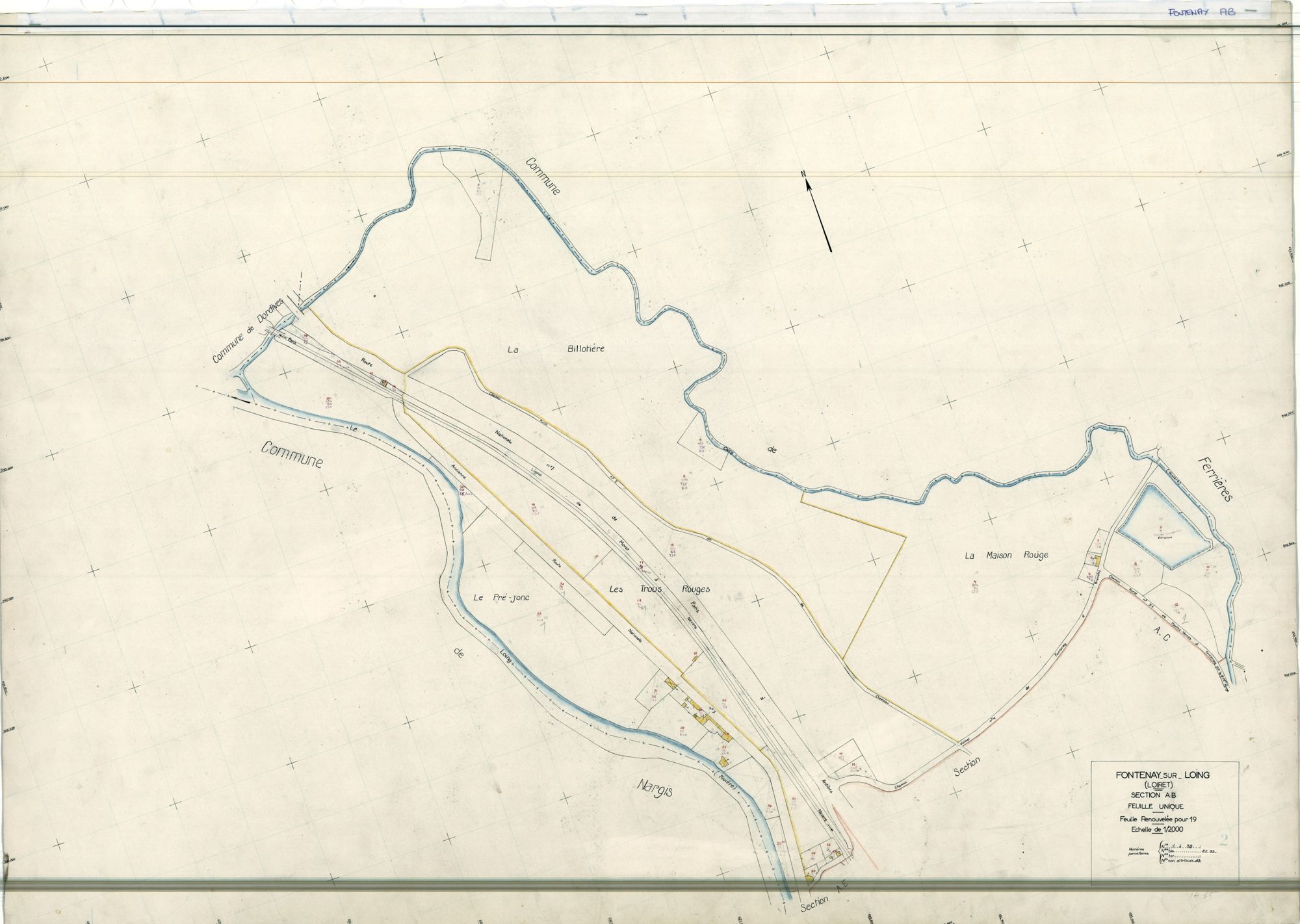 Fontenay-sur-Loing - Sections