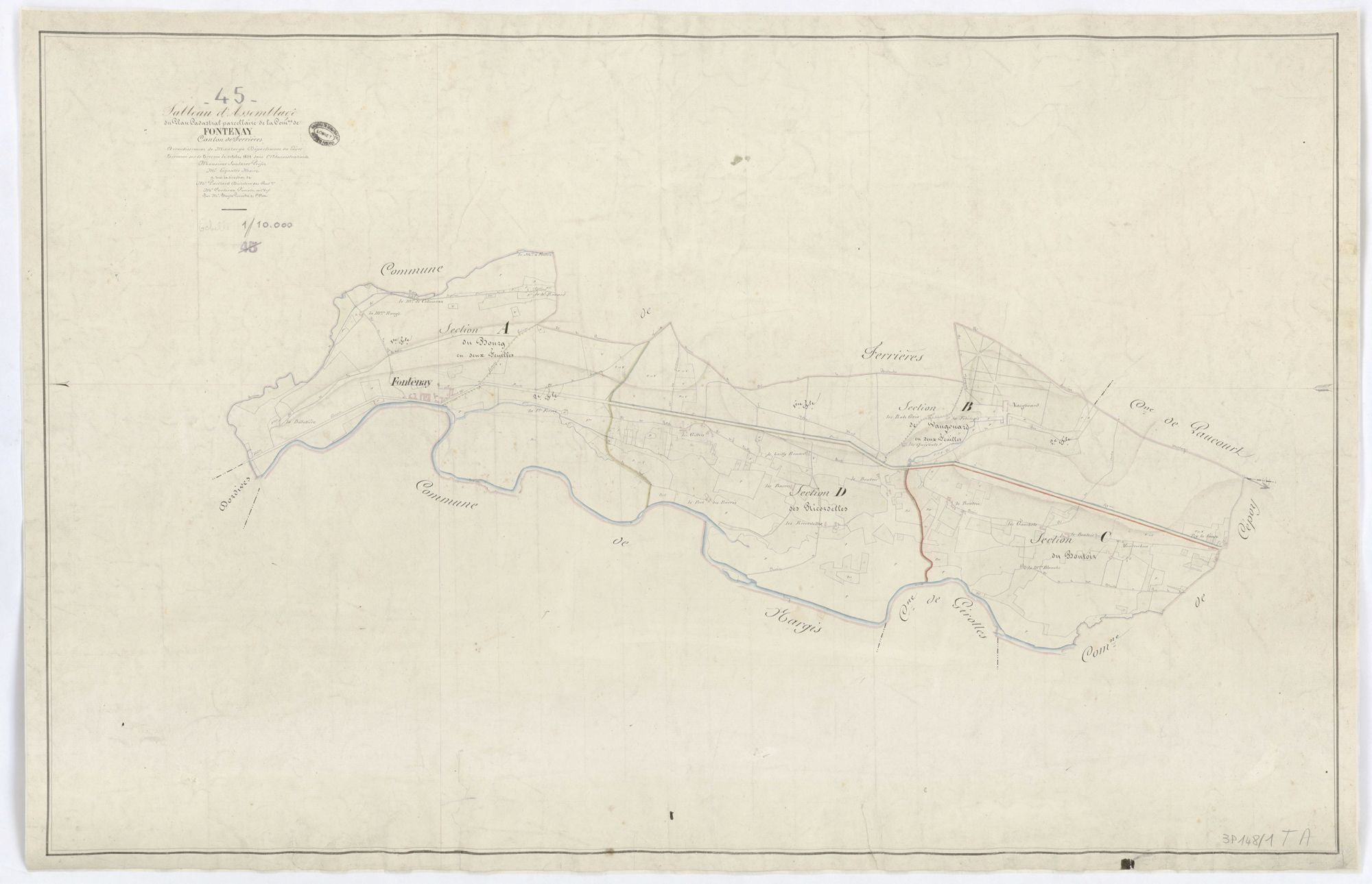 Fontenay-sur-Loing - Tableau d'assemblage