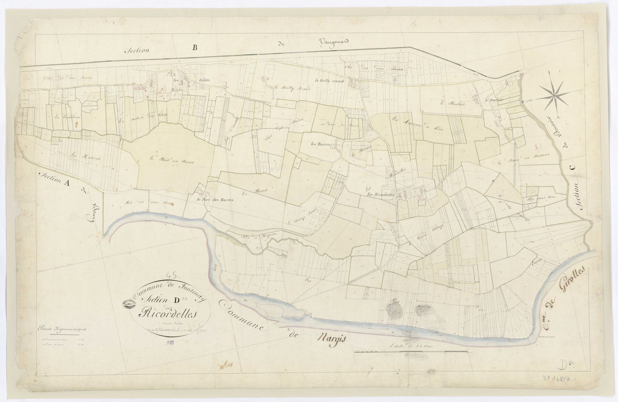 Fontenay-sur-Loing - Sections