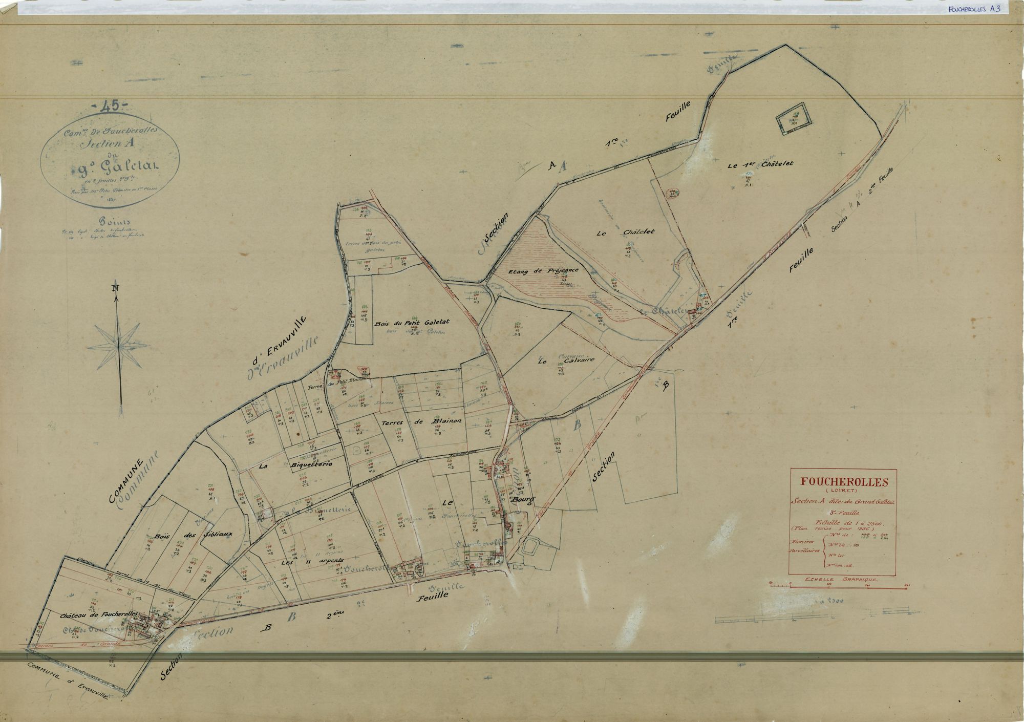 Foucherolles - Sections