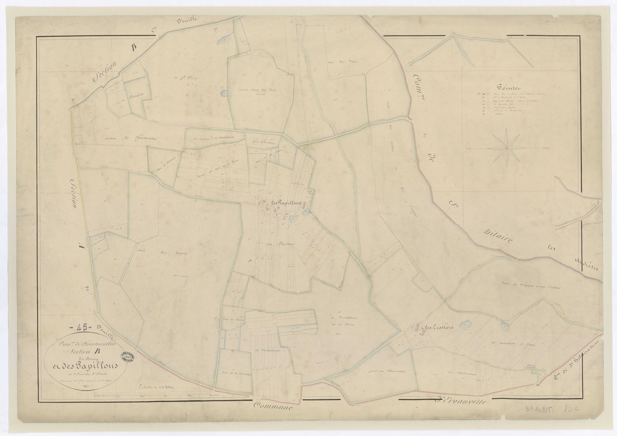 Foucherolles - Sections
