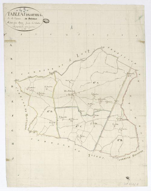 Fréville-du-Gâtinais - Tableau d'assemblage