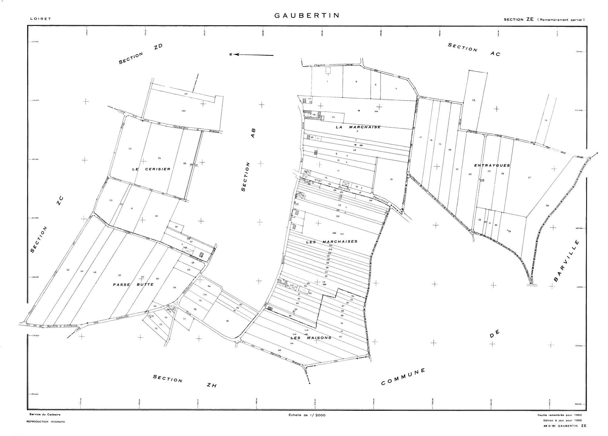 Gaubertin - Sections