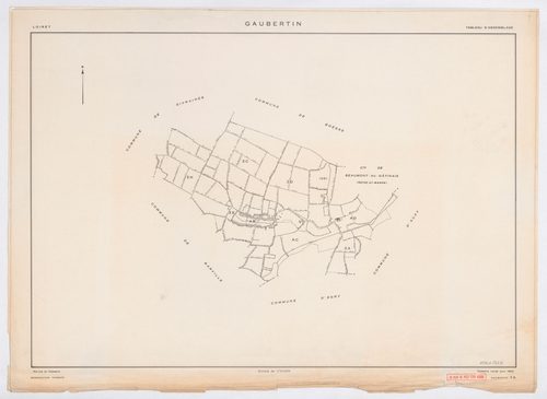 Gaubertin - Tableau d'assemblage