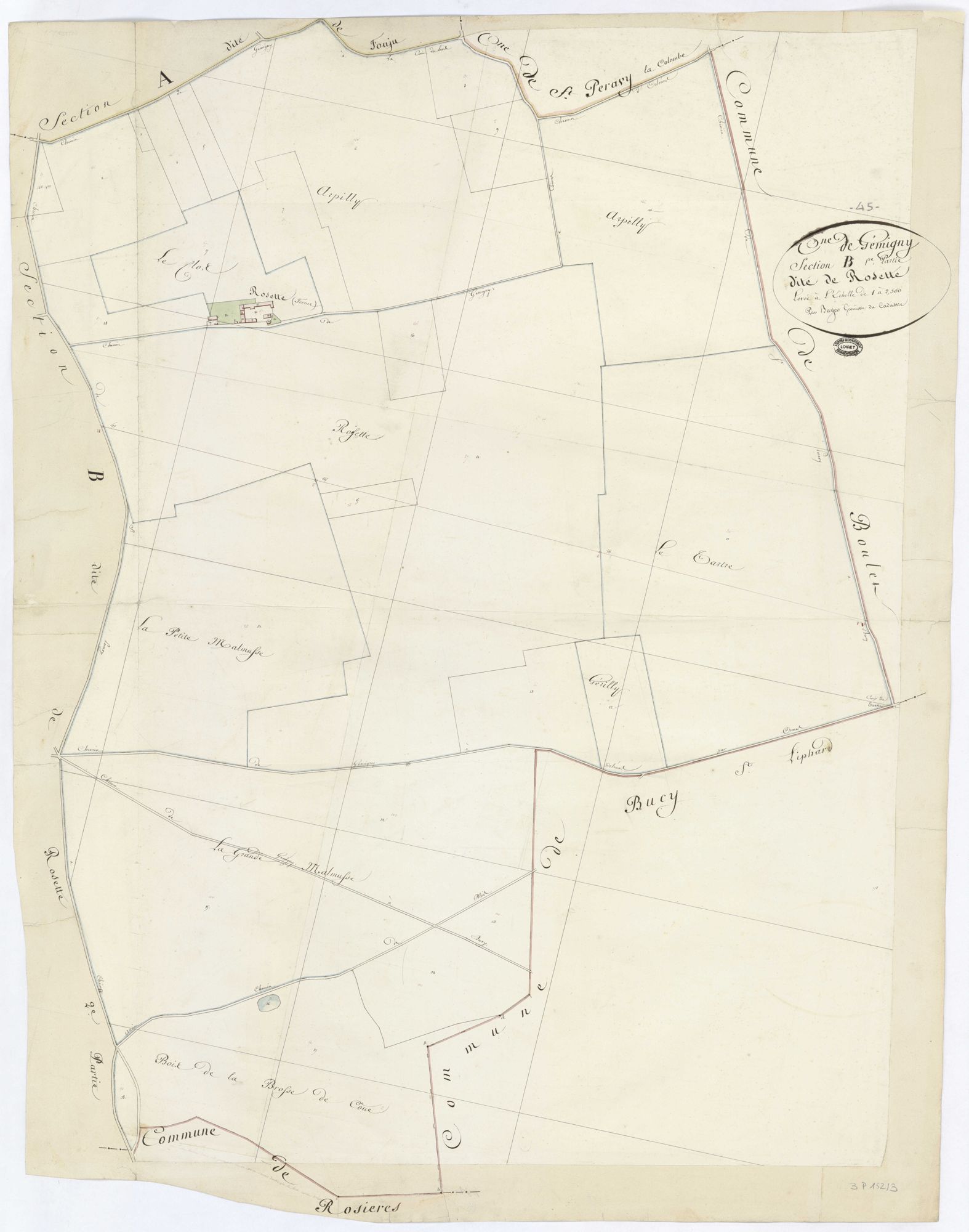 Gémigny - Sections