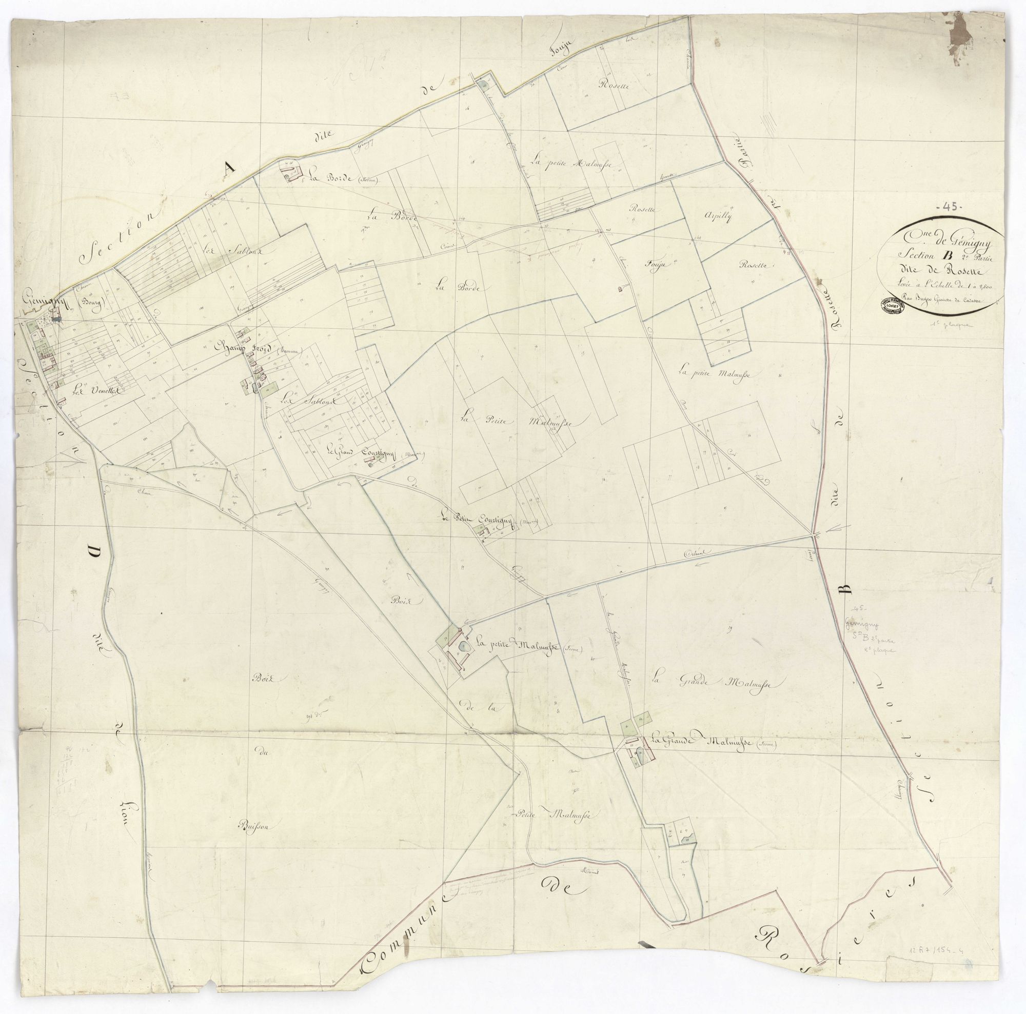 Gémigny - Sections