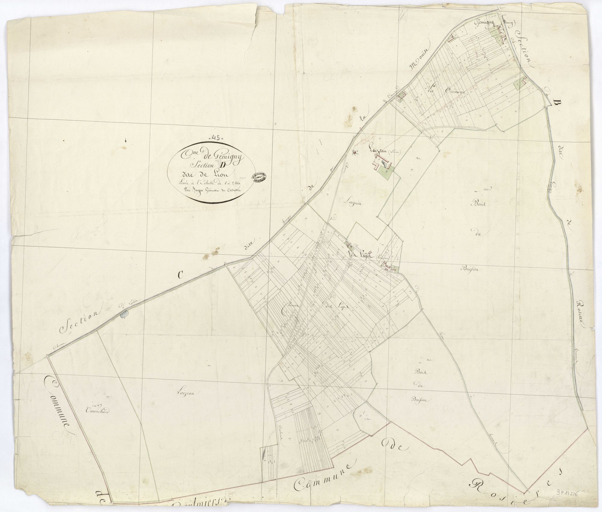 Gémigny - Sections