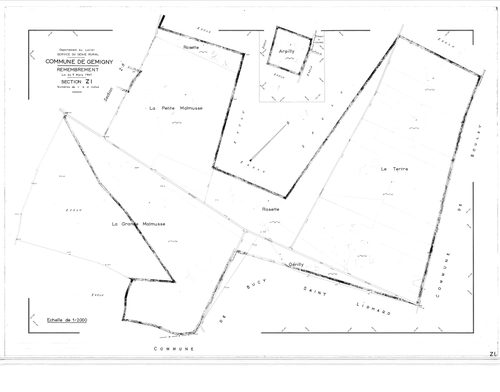 Gémigny - Sections