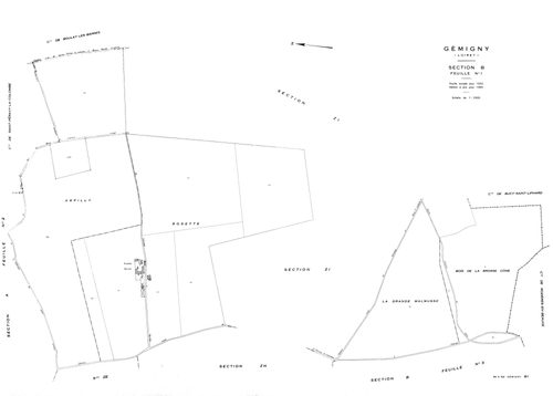 Gémigny - Sections