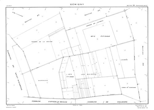 Gémigny - Sections