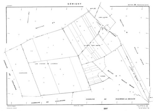Gémigny - Sections