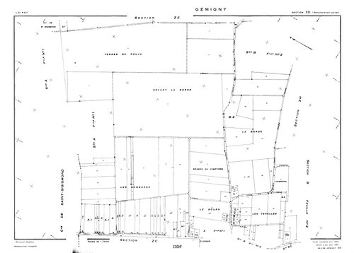 Gémigny - Sections