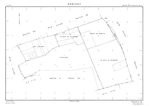 Gémigny - Sections