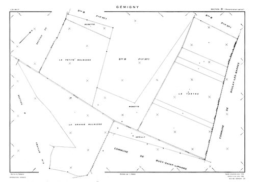 Gémigny - Sections