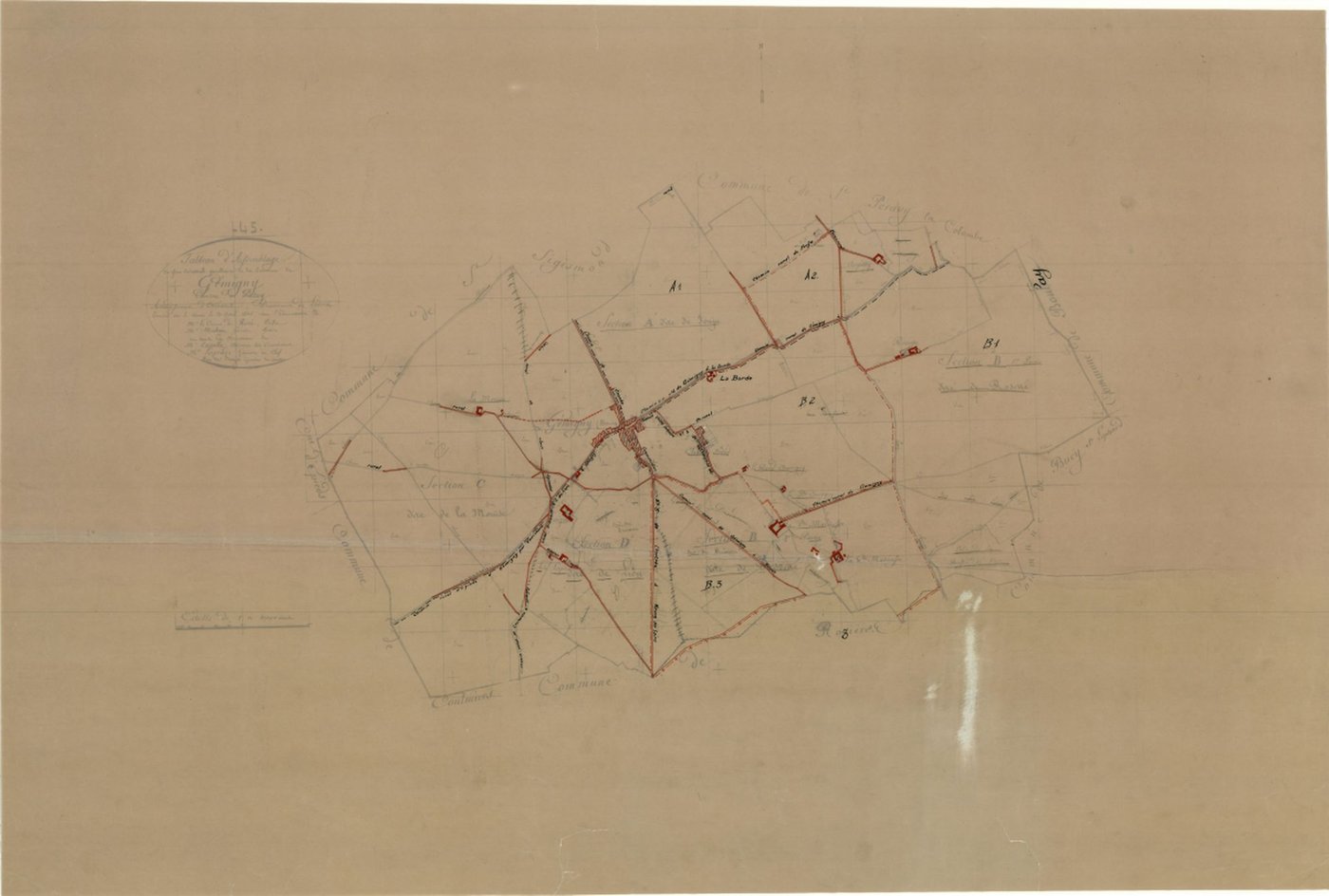 Gémigny - Tableau d'assemblage