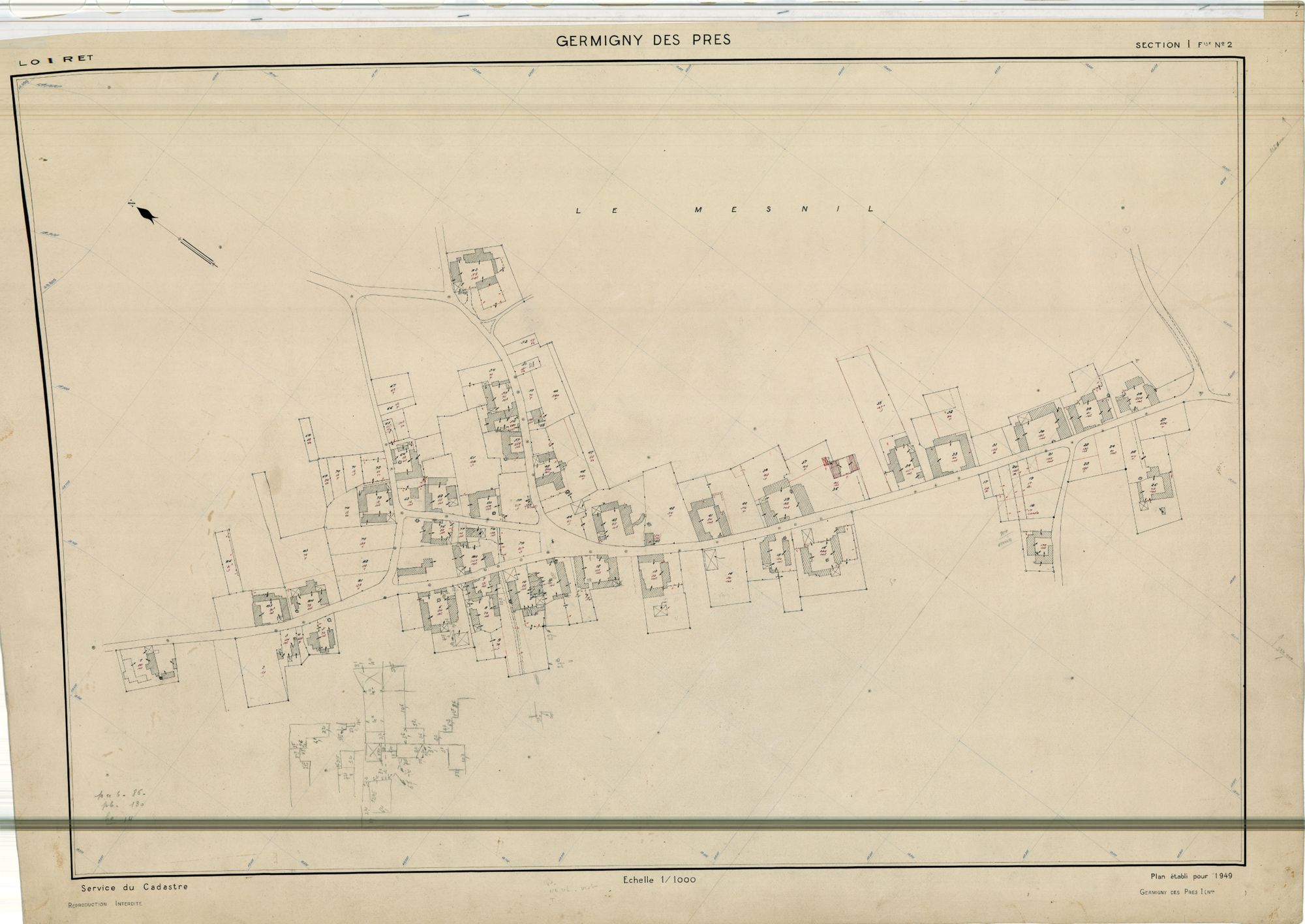 Germigny-des-Prés - Sections