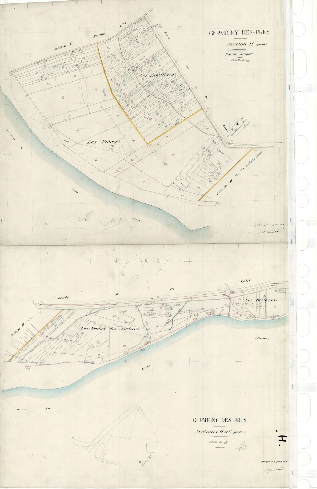 Germigny-des-Prés - Sections