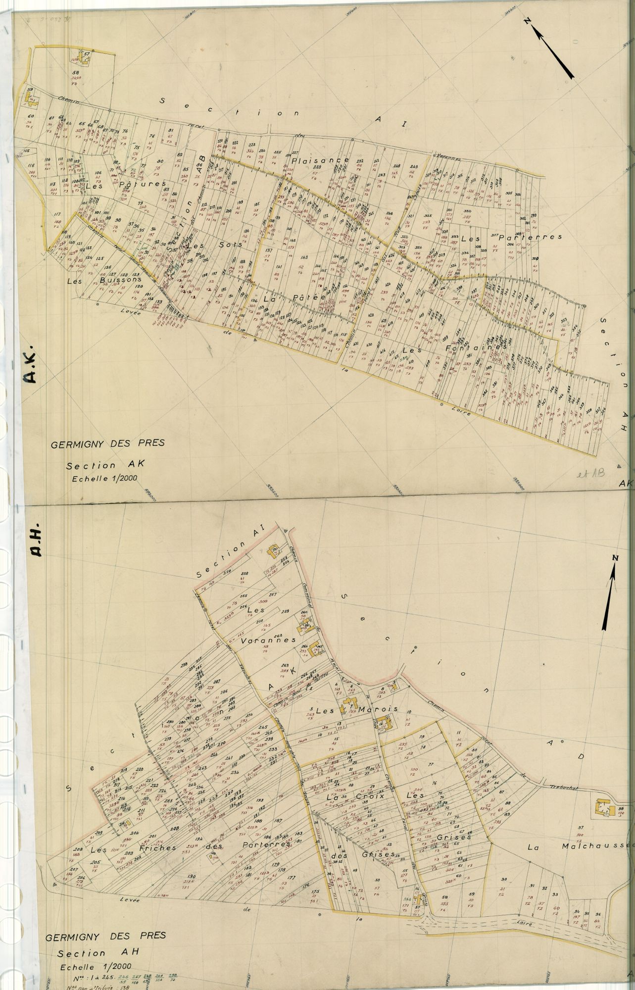 Germigny-des-Prés - Sections