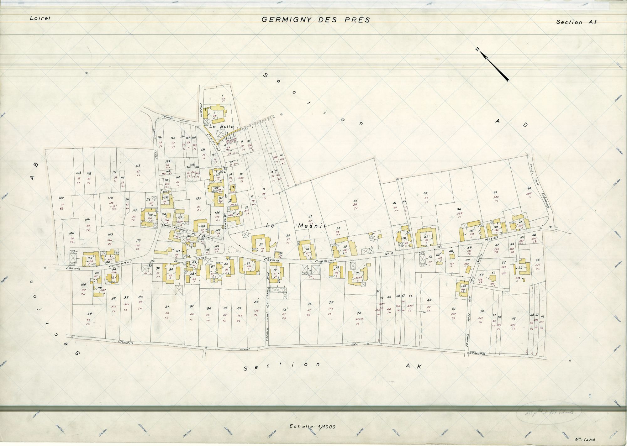 Germigny-des-Prés - Sections