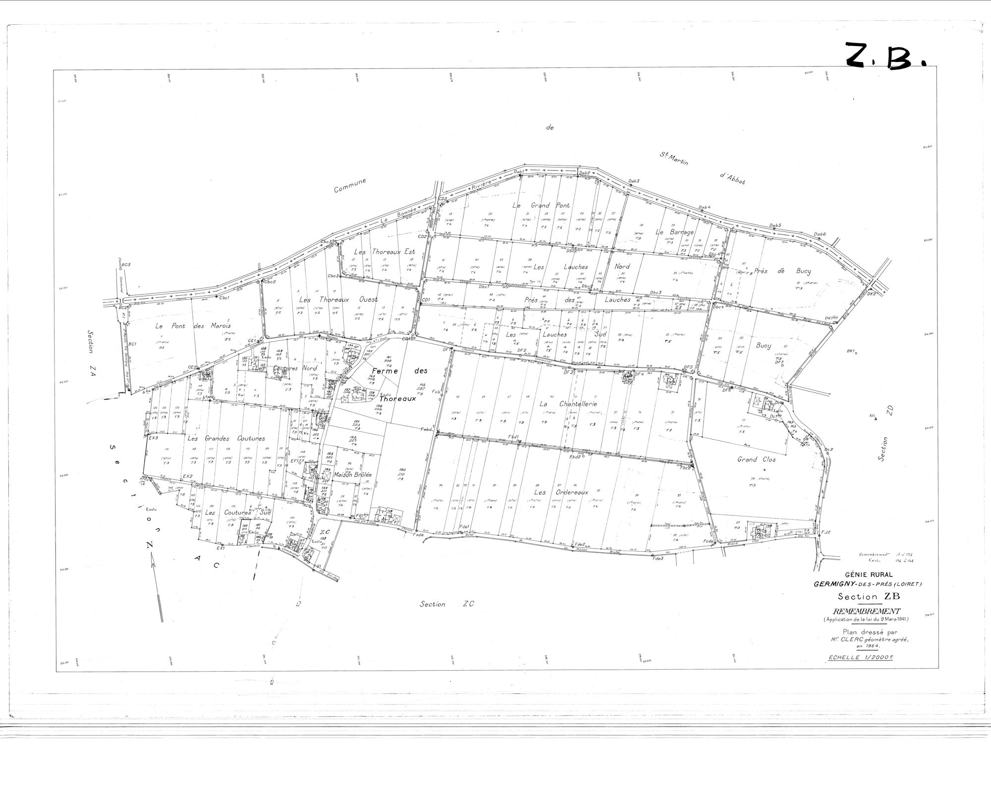 Germigny-des-Prés - Sections