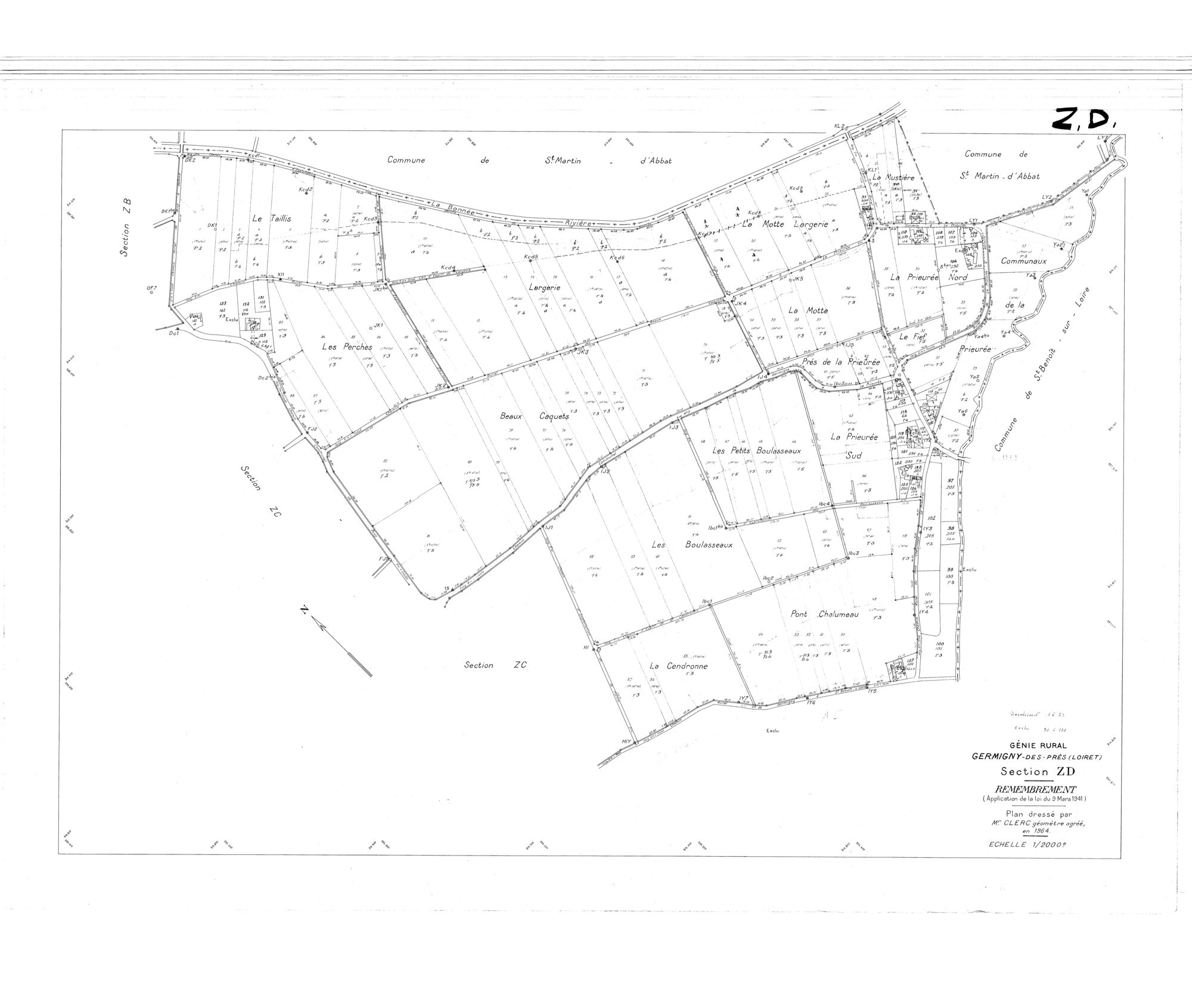 Germigny-des-Prés - Sections