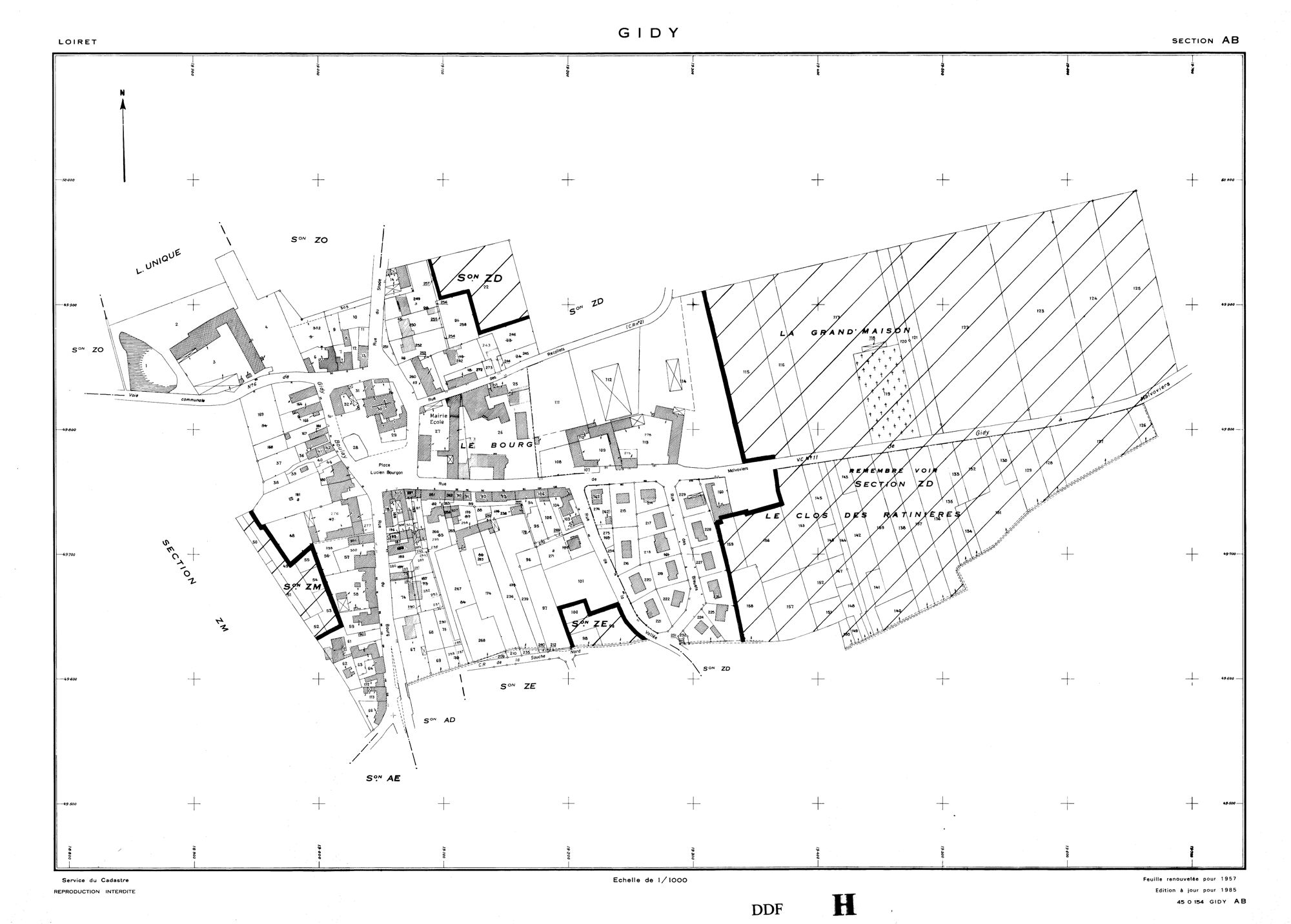 Gidy - Sections