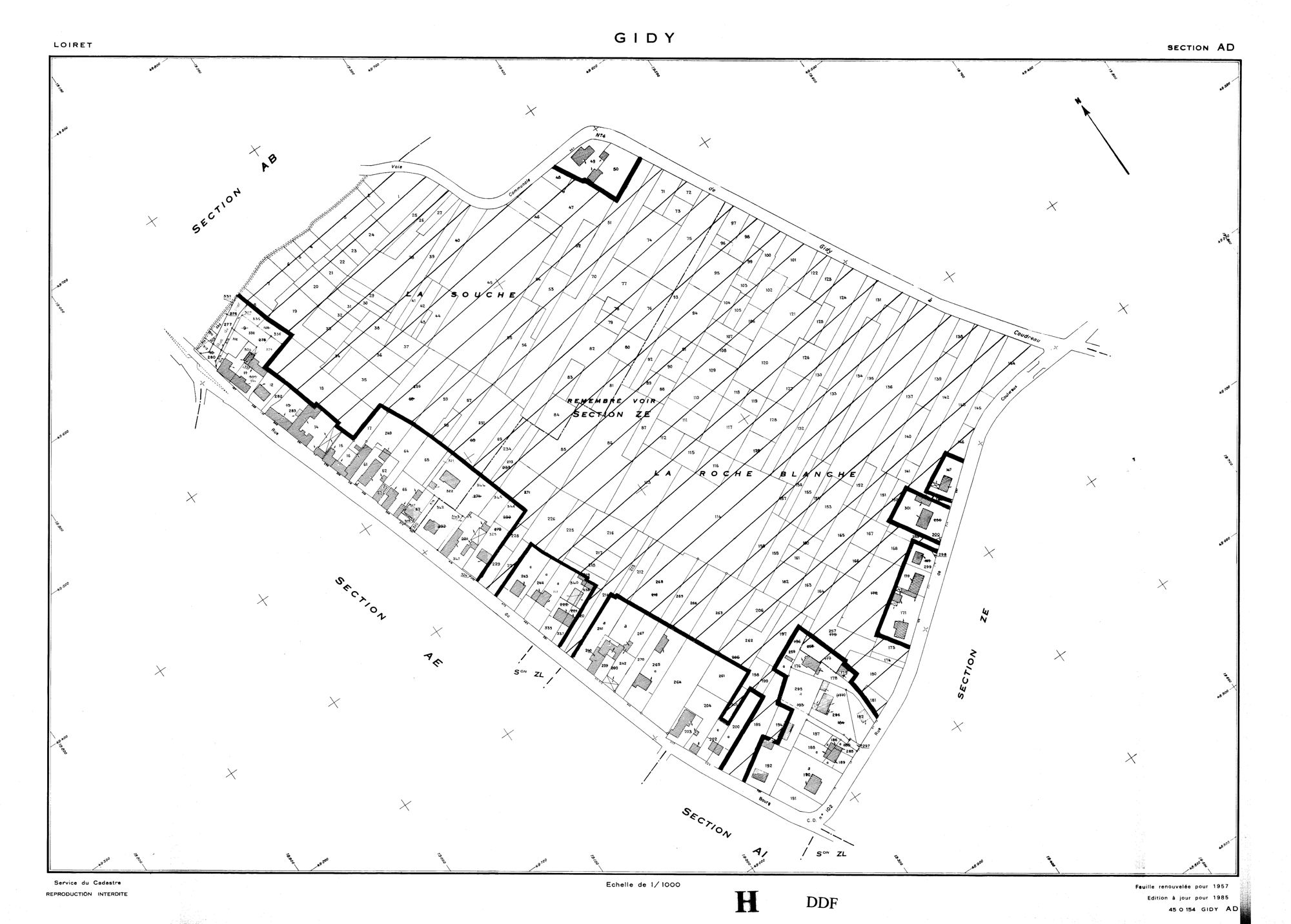 Gidy - Sections