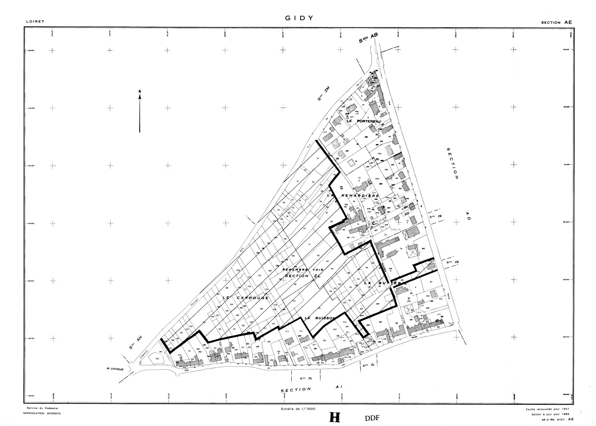 Gidy - Sections