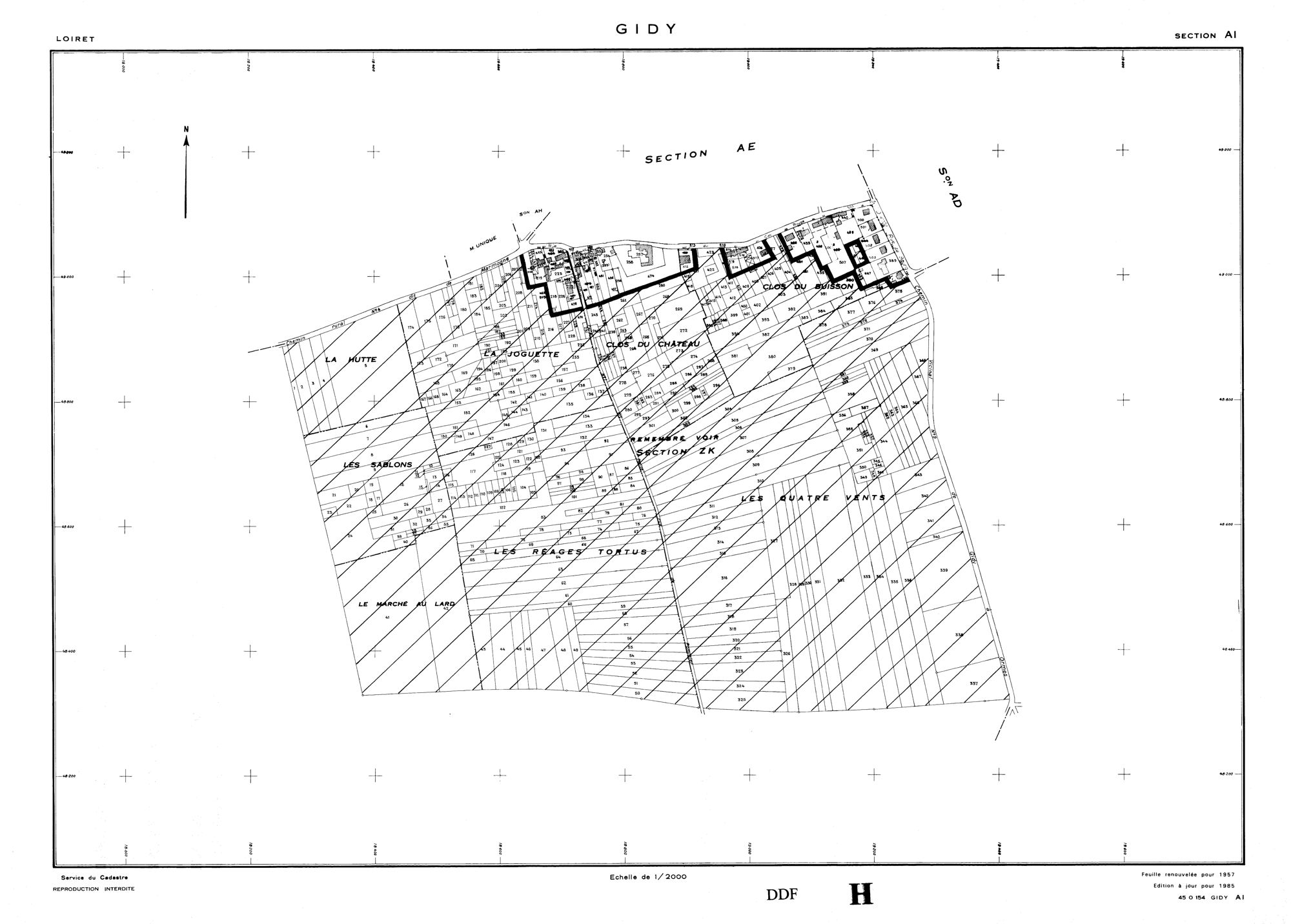 Gidy - Sections
