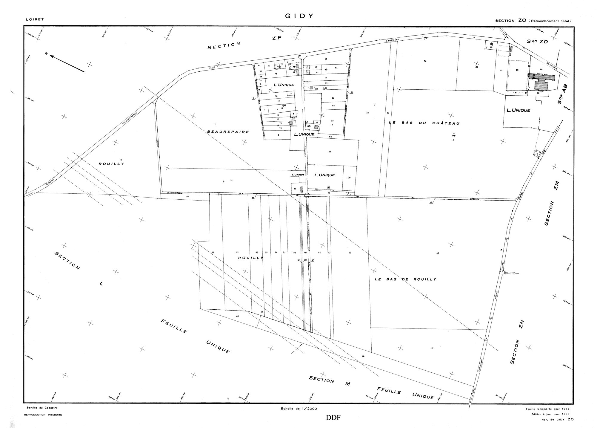 Gidy - Sections