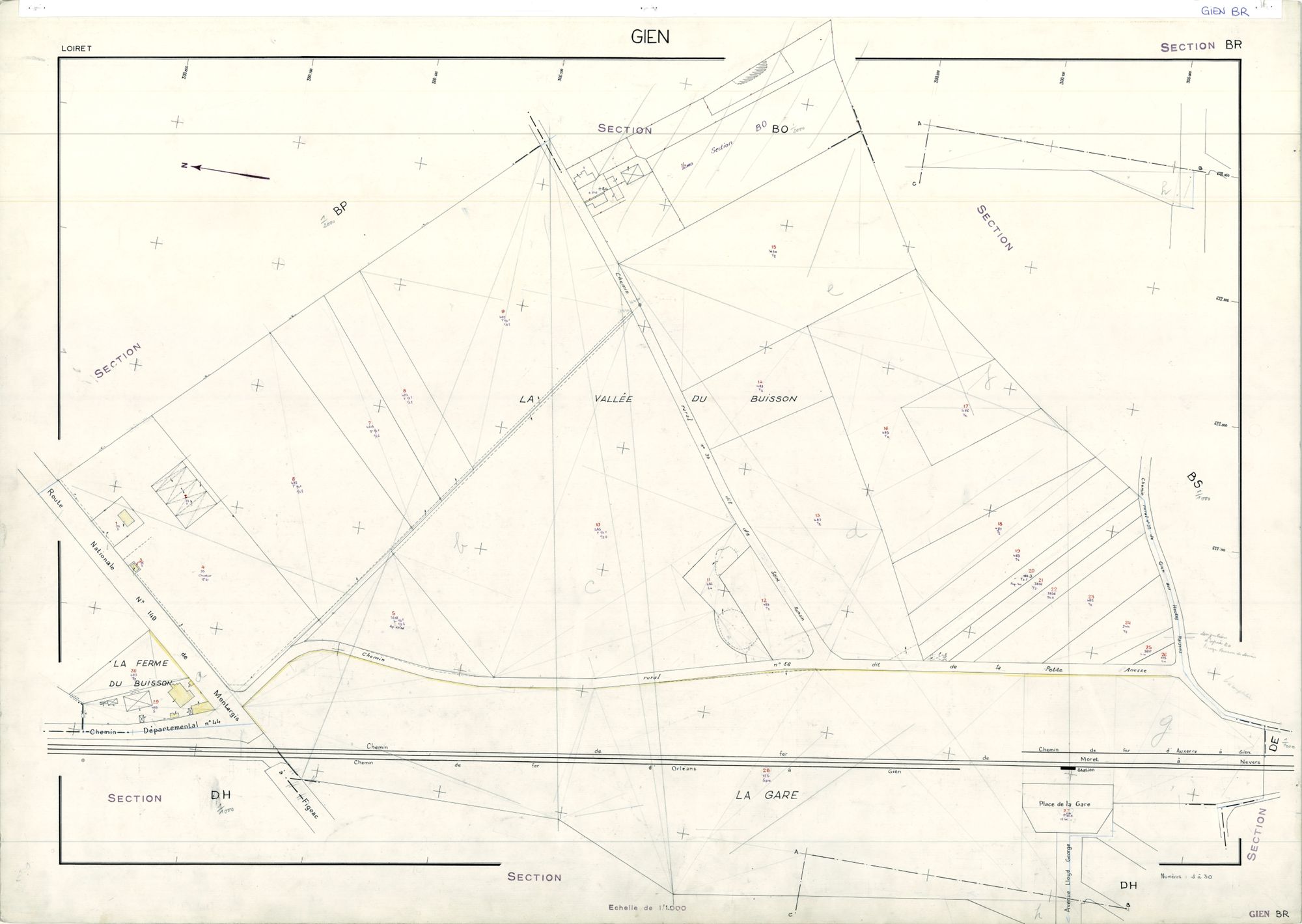 Gien - Sections