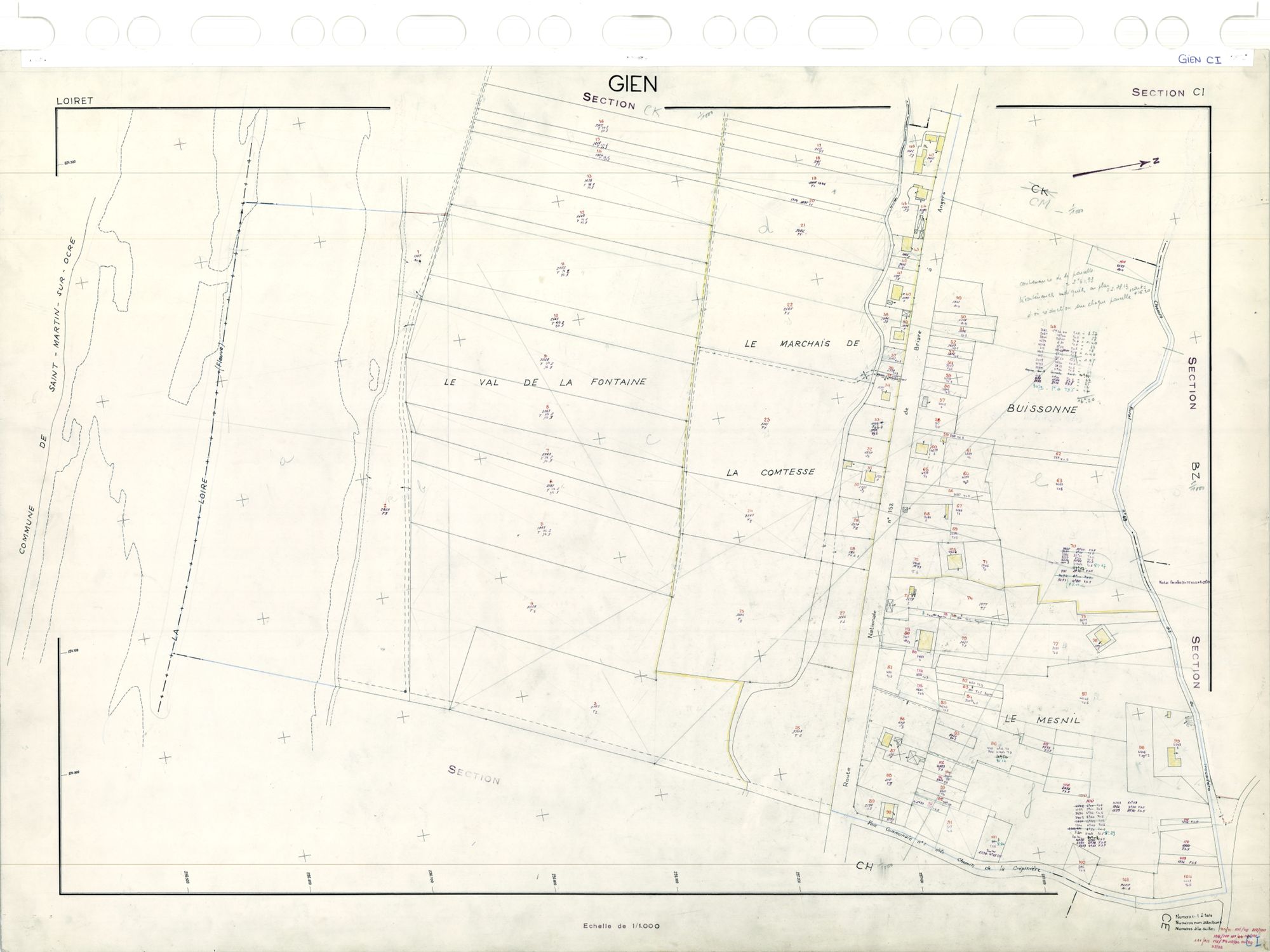 Gien - Sections