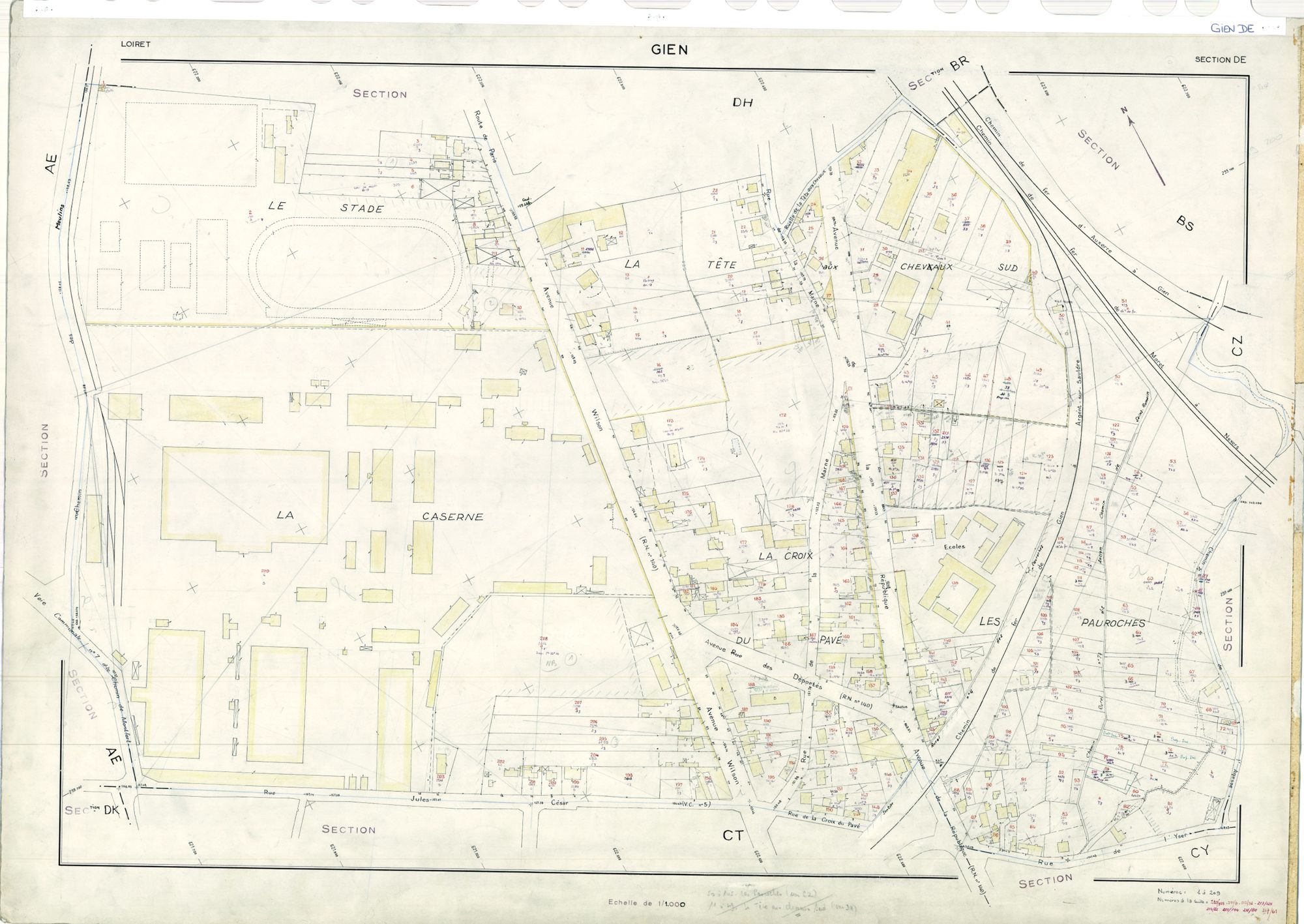 Gien - Sections