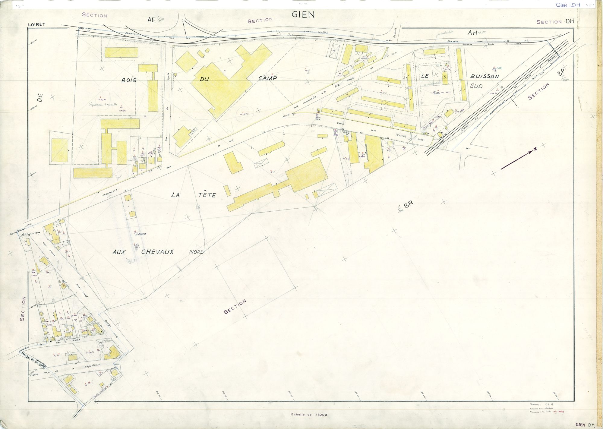 Gien - Sections
