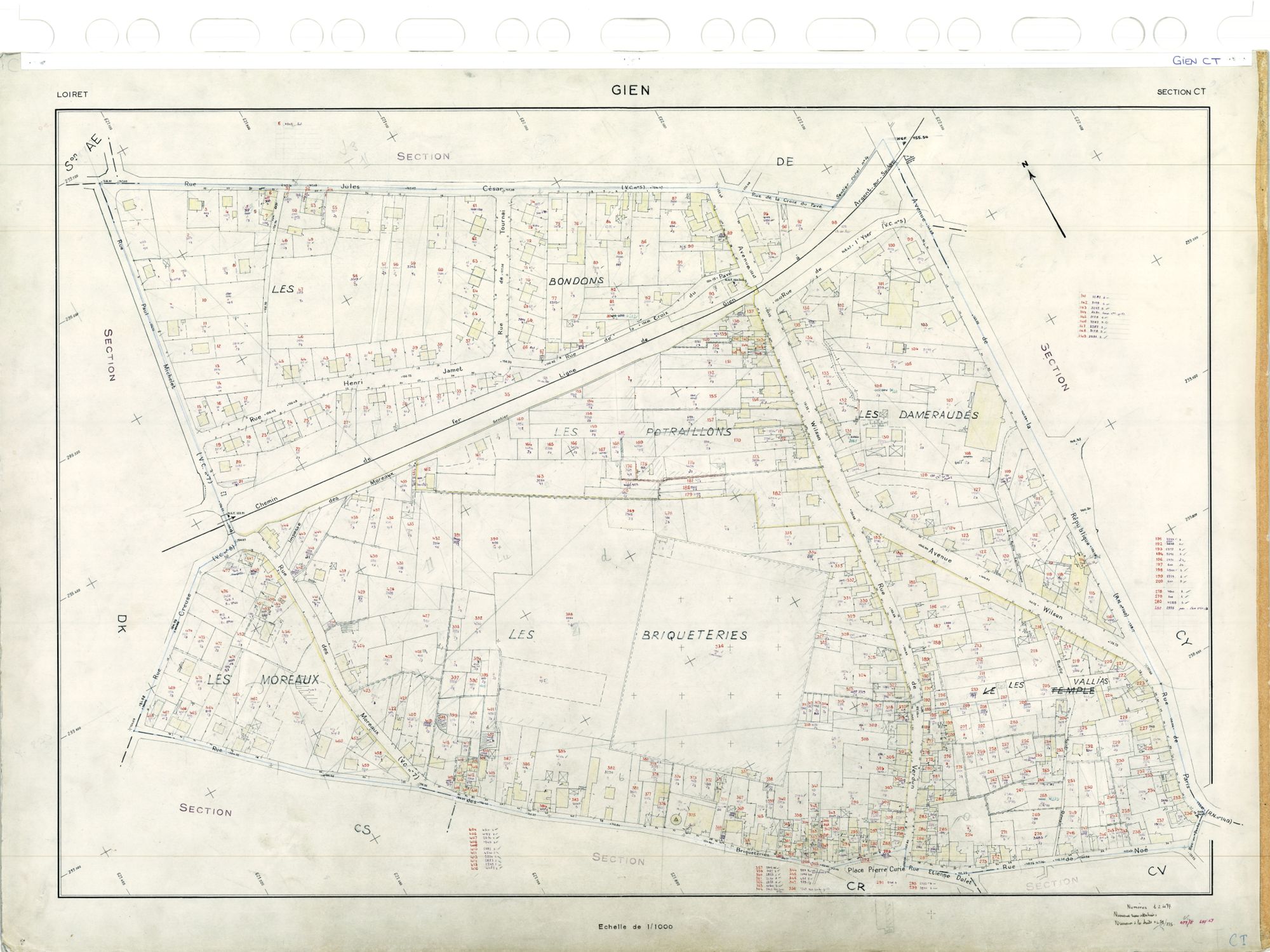 Gien - Sections