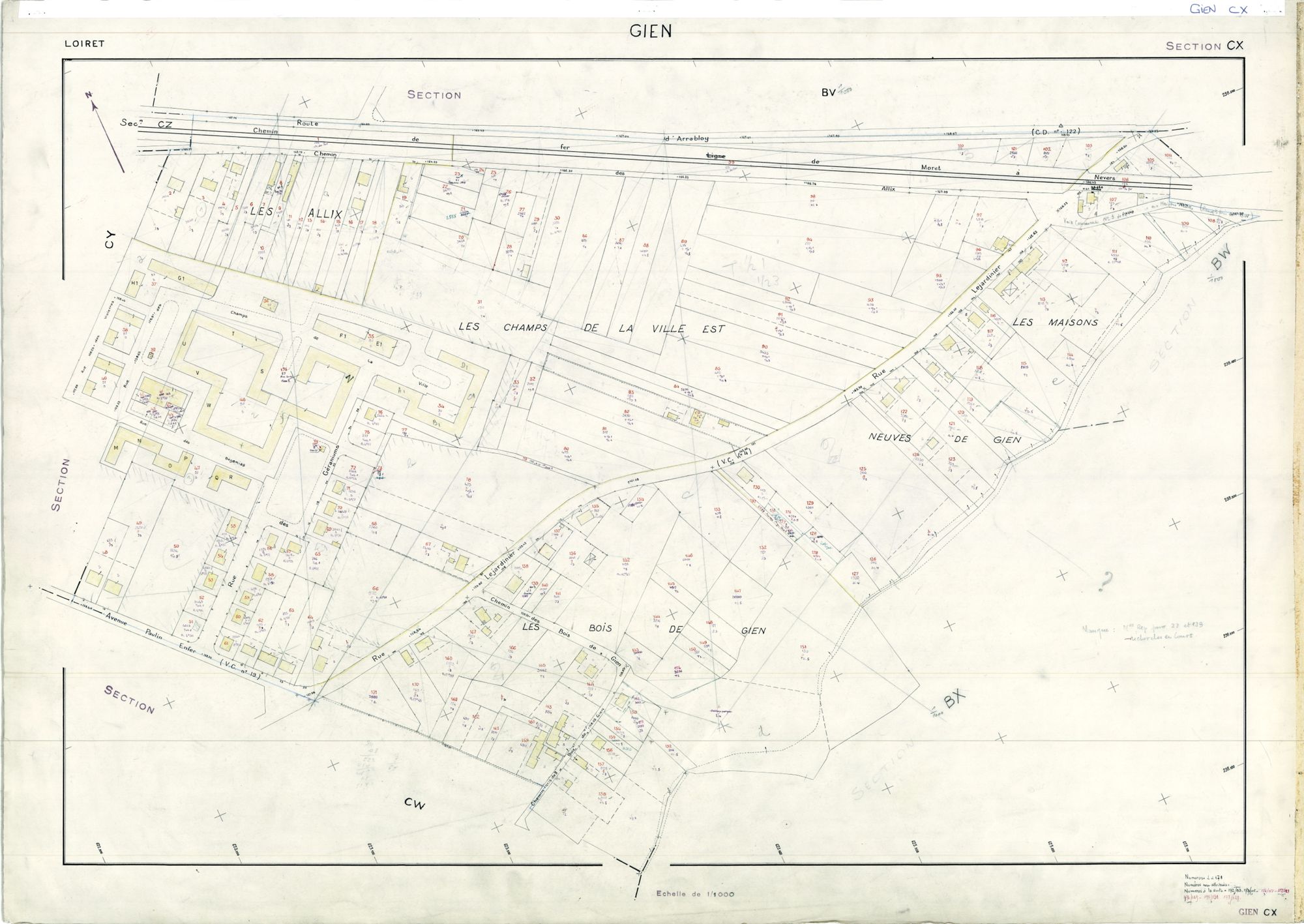 Gien - Sections