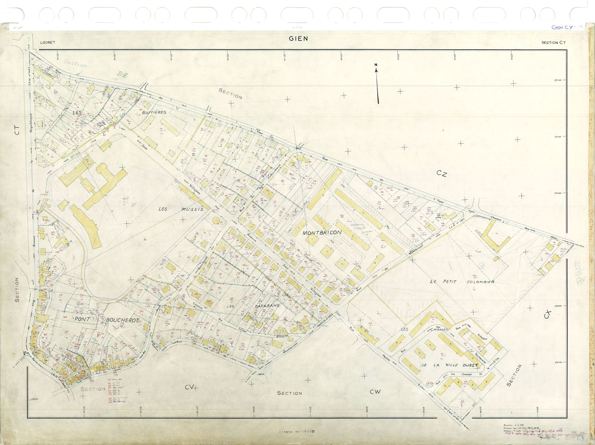 Gien - Sections
