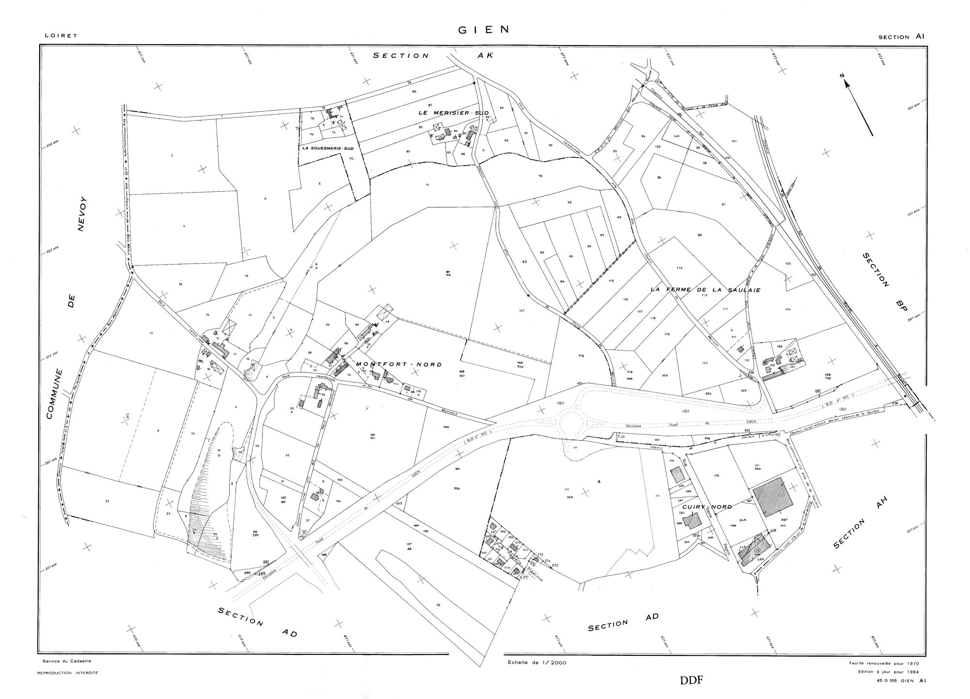 Gien - Sections