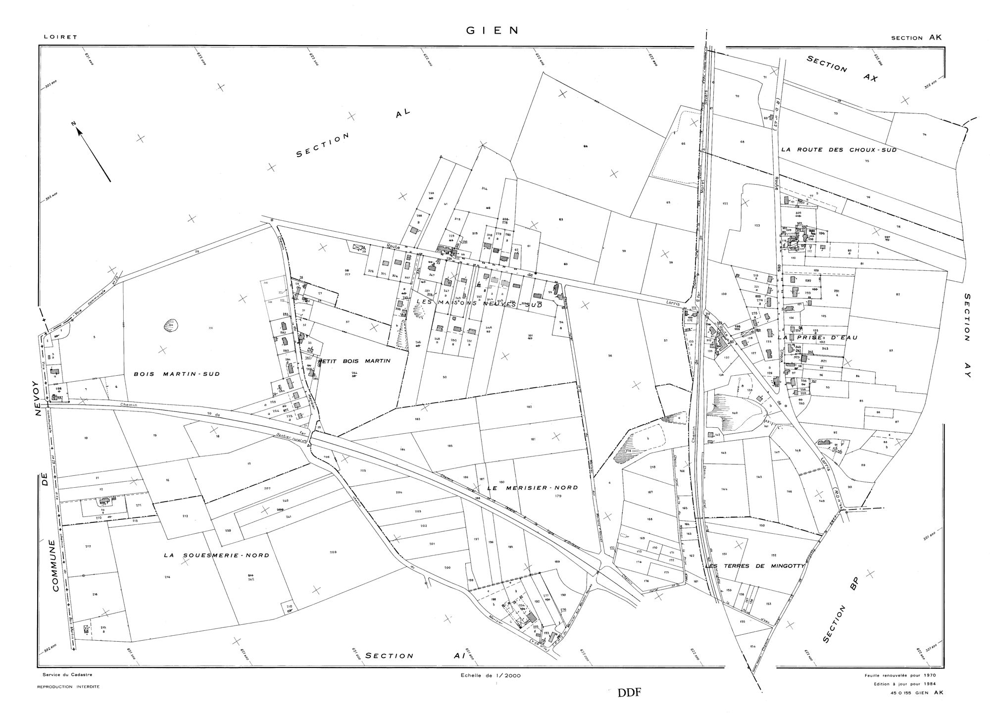 Gien - Sections