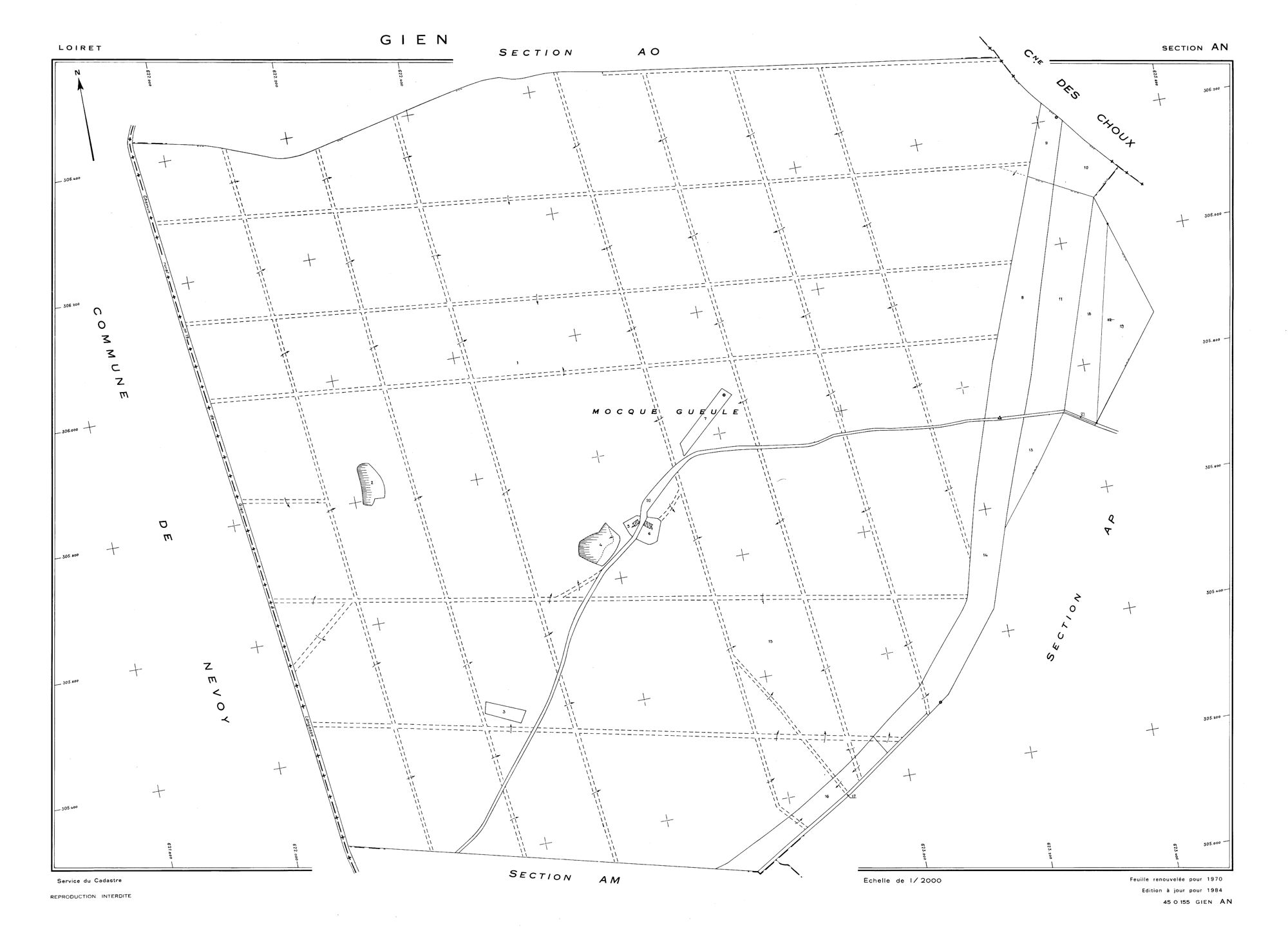Gien - Sections