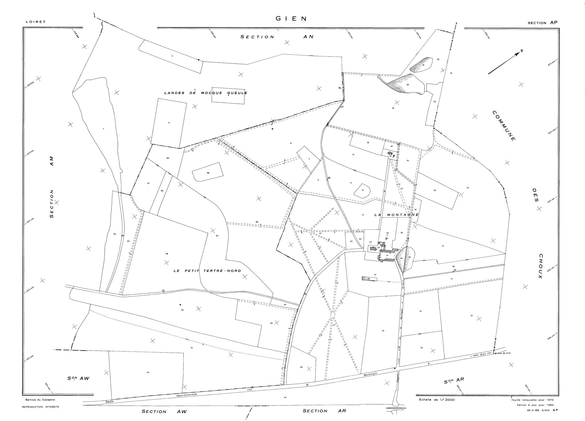 Gien - Sections