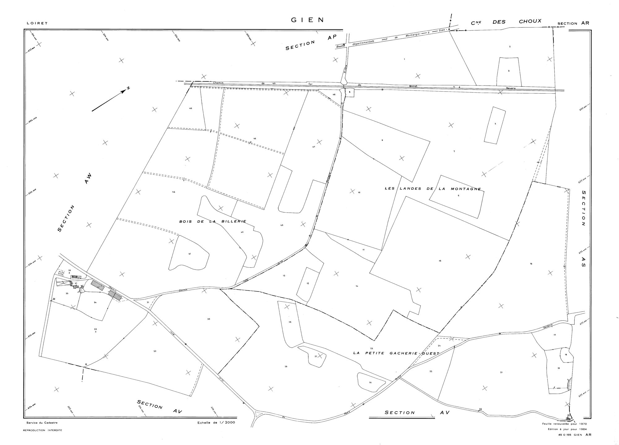 Gien - Sections