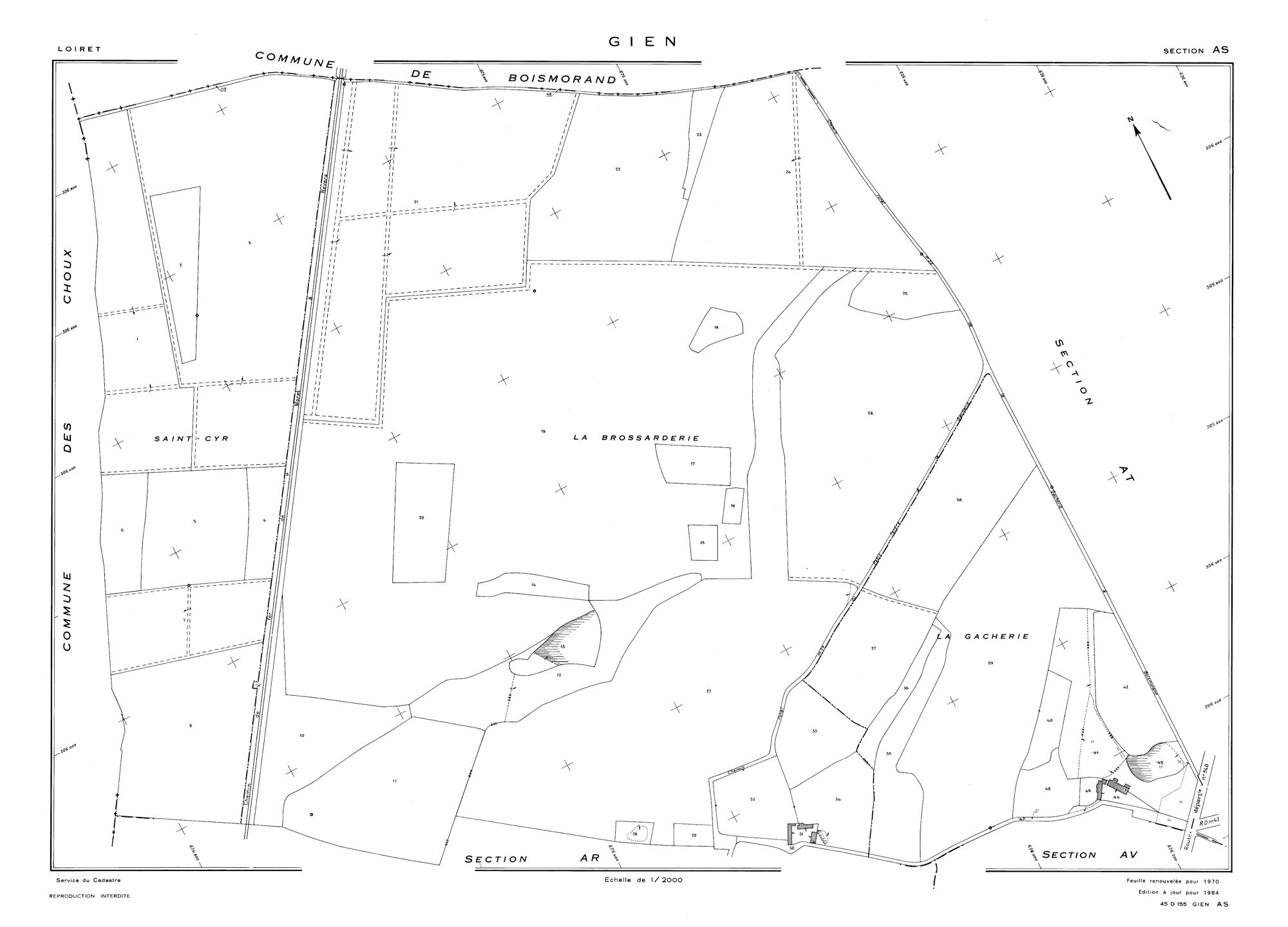Gien - Sections