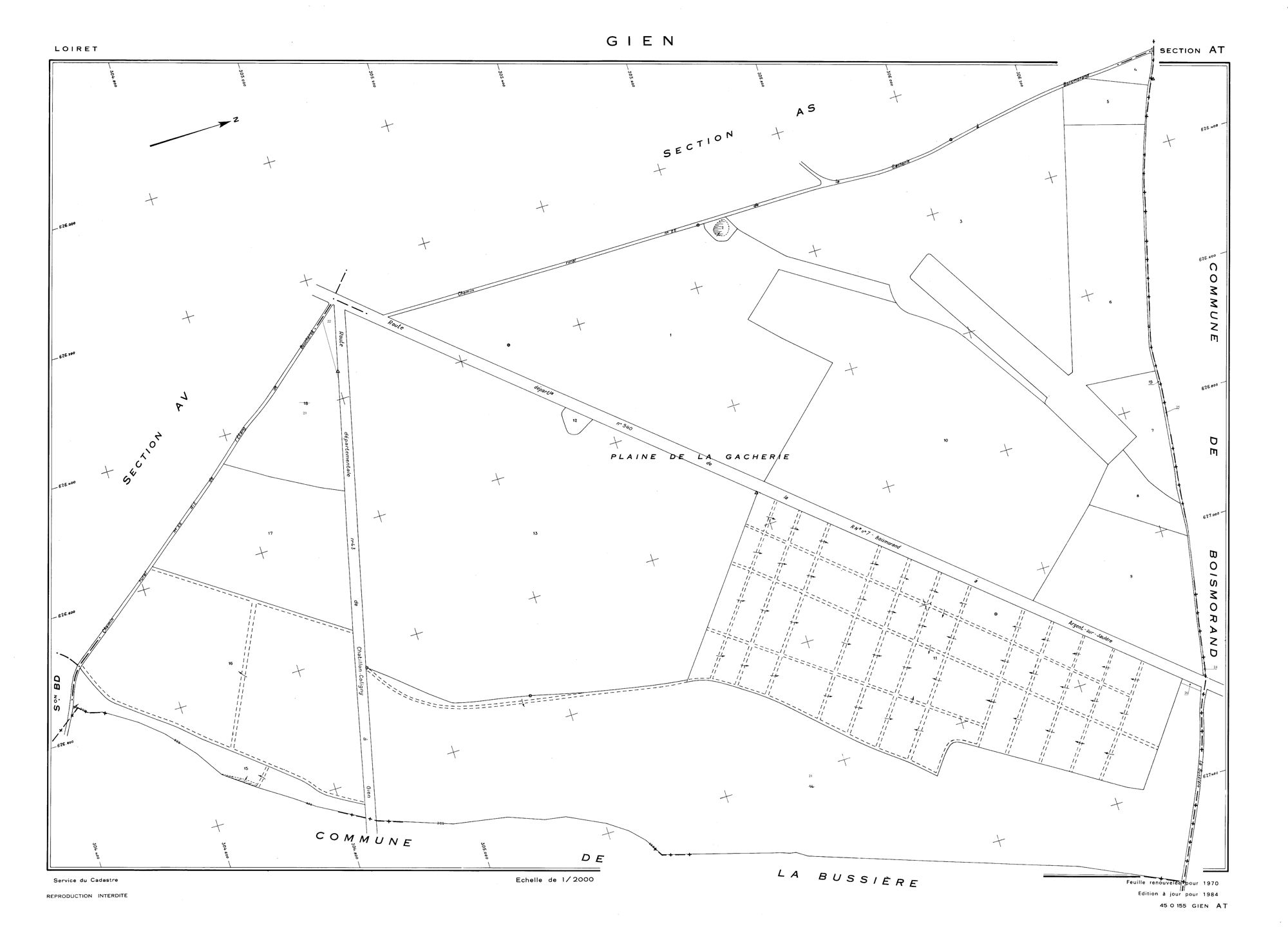 Gien - Sections