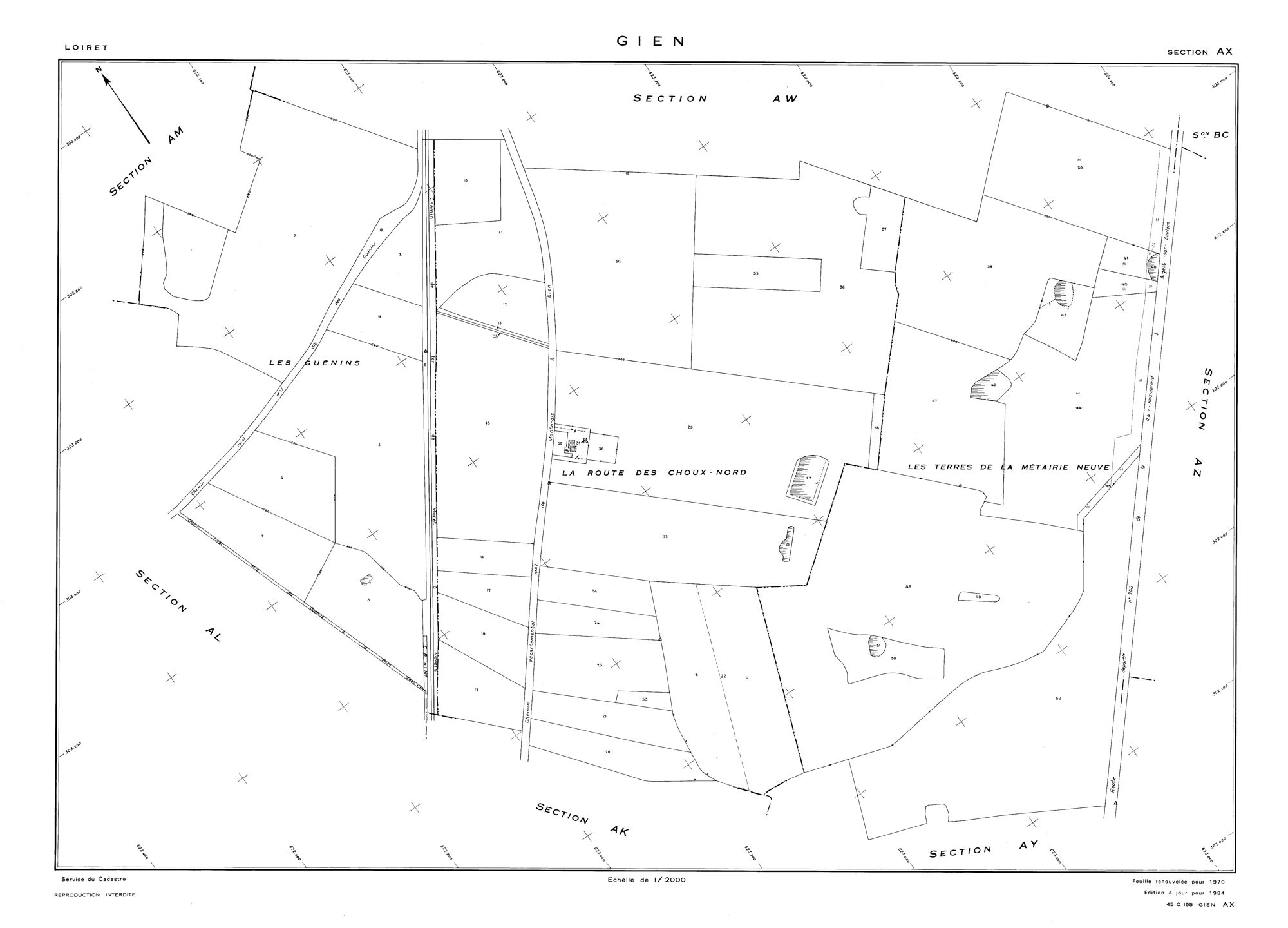 Gien - Sections