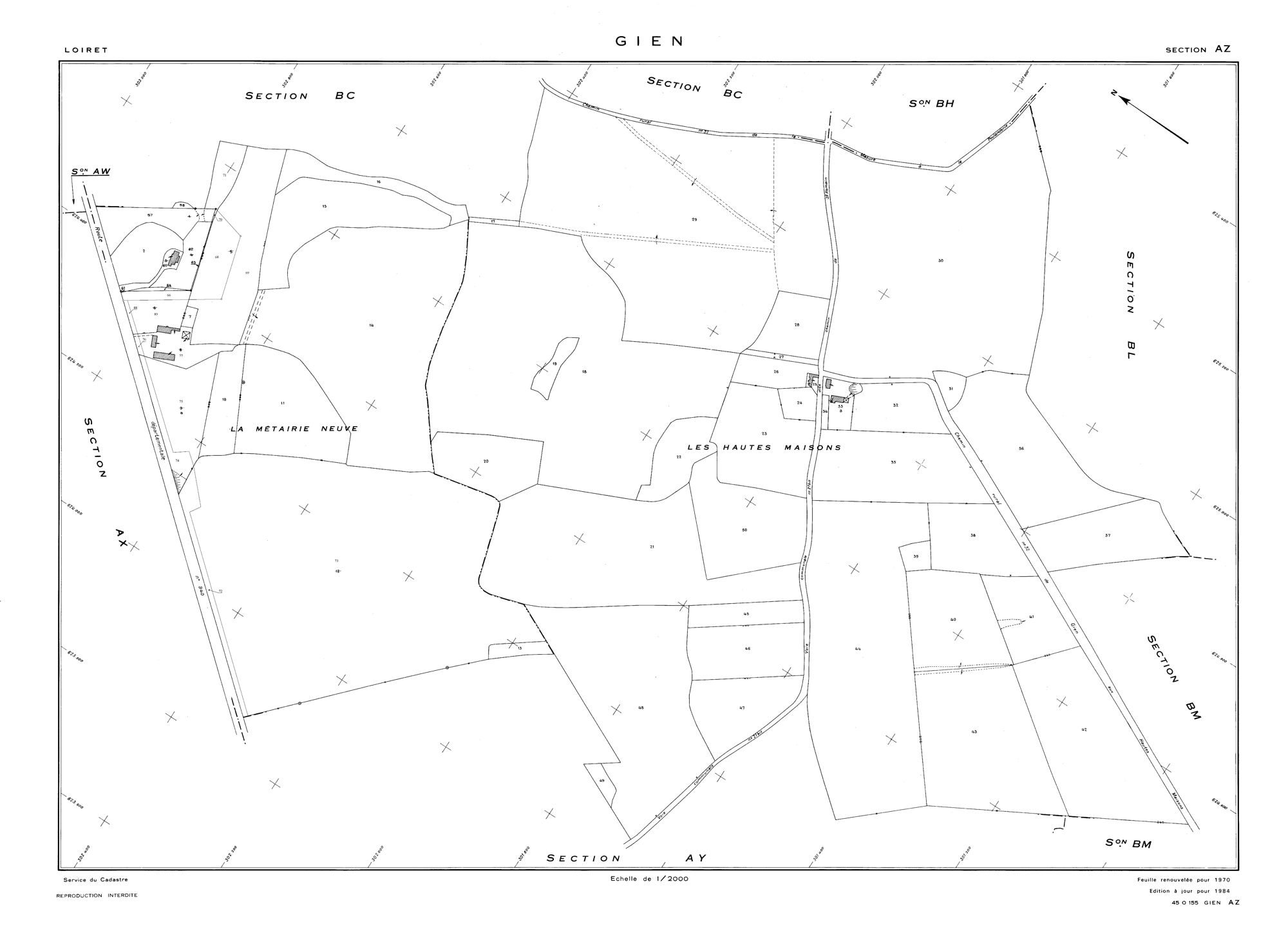 Gien - Sections