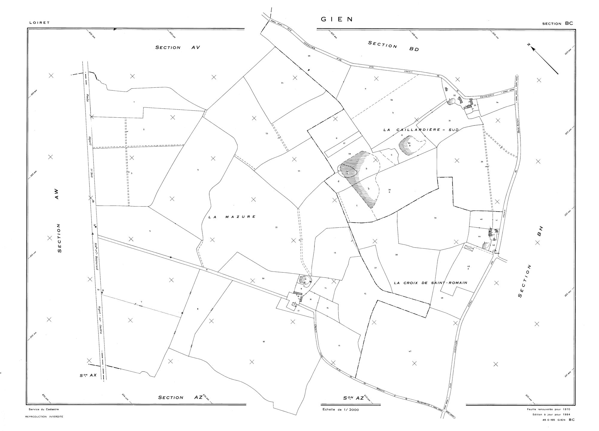 Gien - Sections