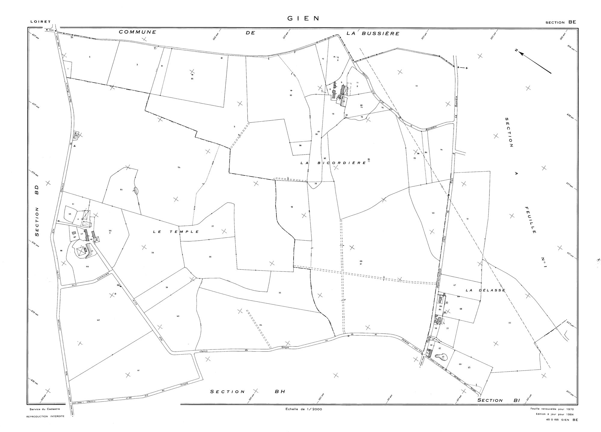 Gien - Sections