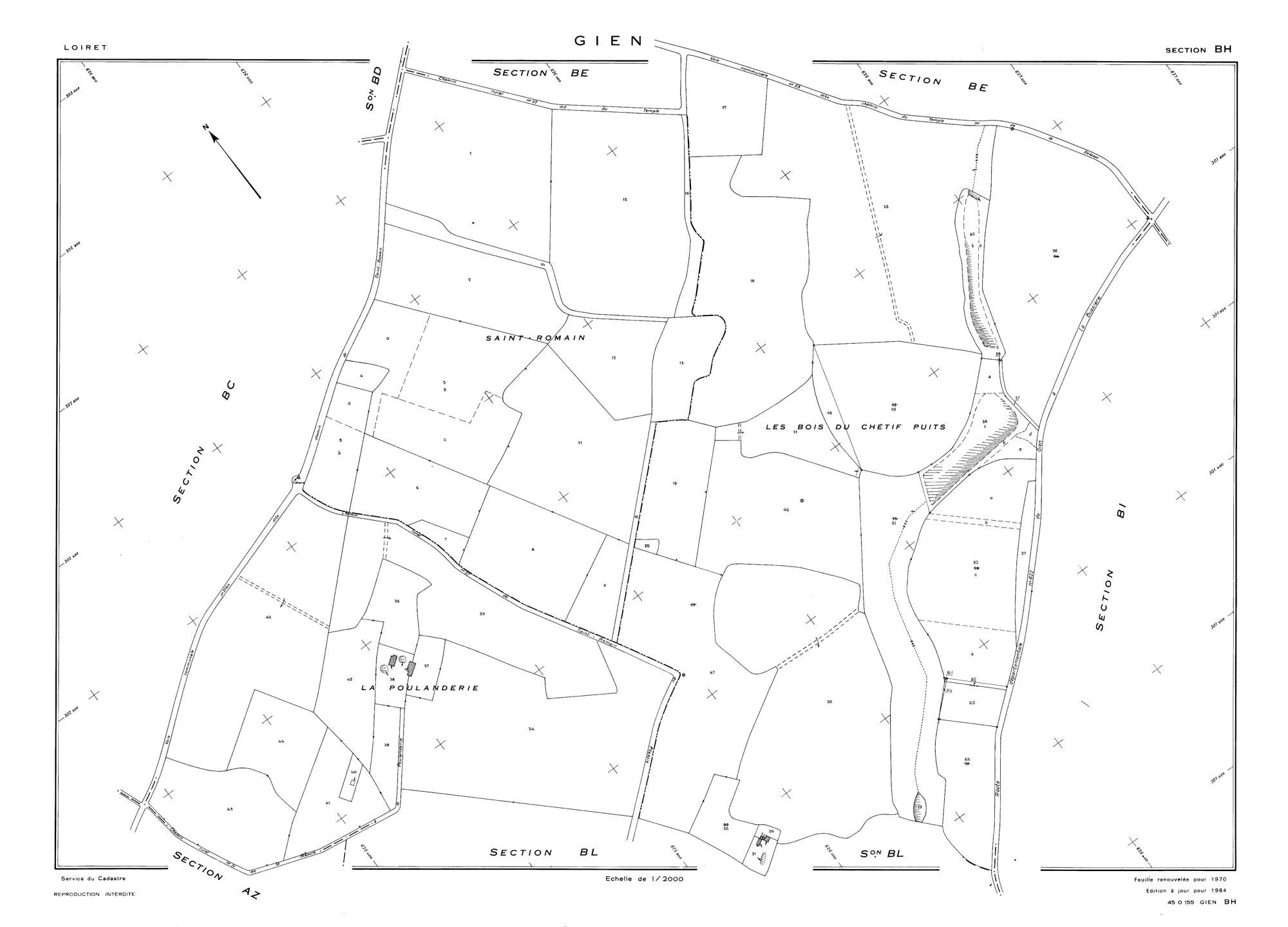 Gien - Sections